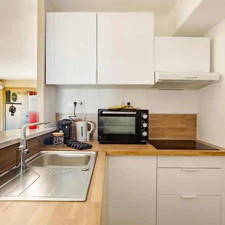 公寓 Grand Azur - Ideal Couple En Escapade Vieil - Terrasse - Climatisation - Wifi Hd - Gravette & Gare Sncf 5min A Pied - Port Vauban A Pied - Vieille *