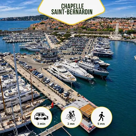 Grand Azur - Ideal Couple En Escapade Vieil - Terrasse - Climatisation - Wifi Hd - Gravette & Gare Sncf 5min A Pied - Port Vauban A Pied - Vieille *